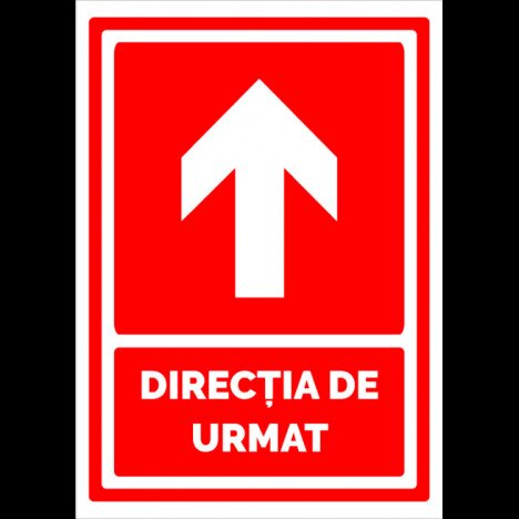 Semn pentru directia de urmat